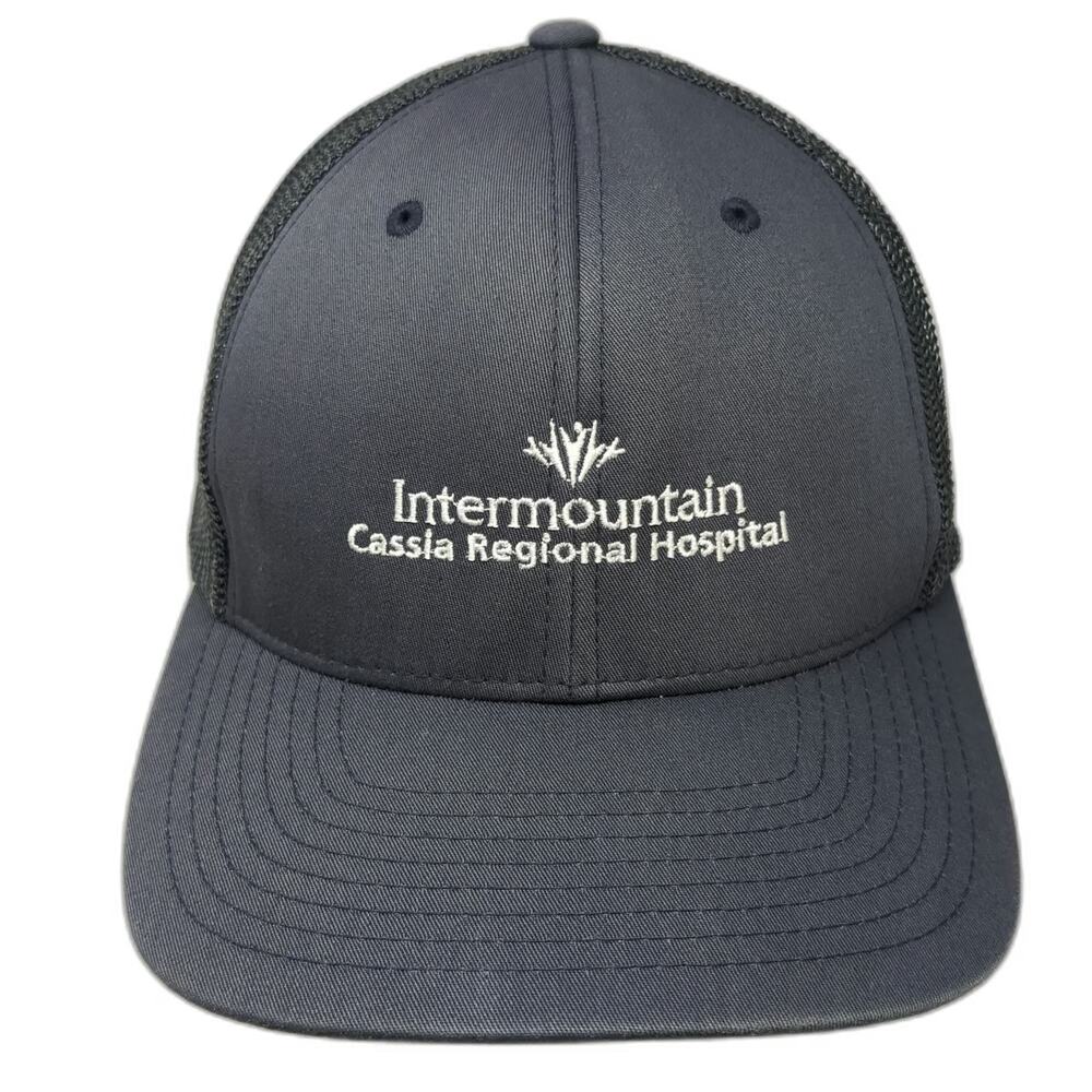 Port Authority Baseball Cap Gray XL Intermountain Cassia Regional Hospital Hat